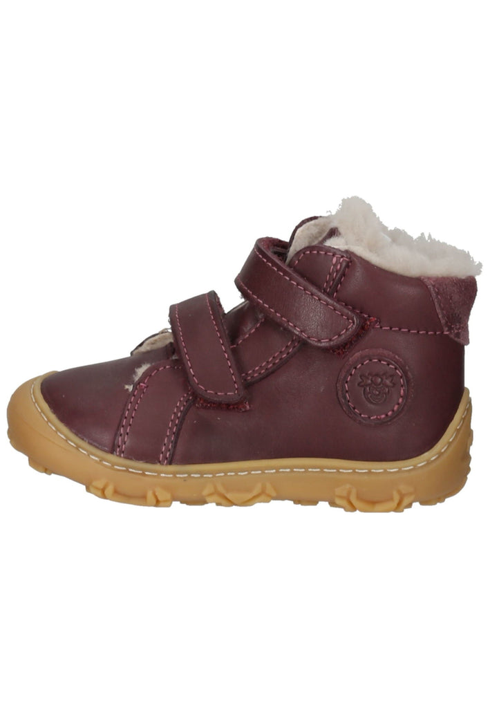 Pepino Halbschuhe Leder Pflaume Warmfutter