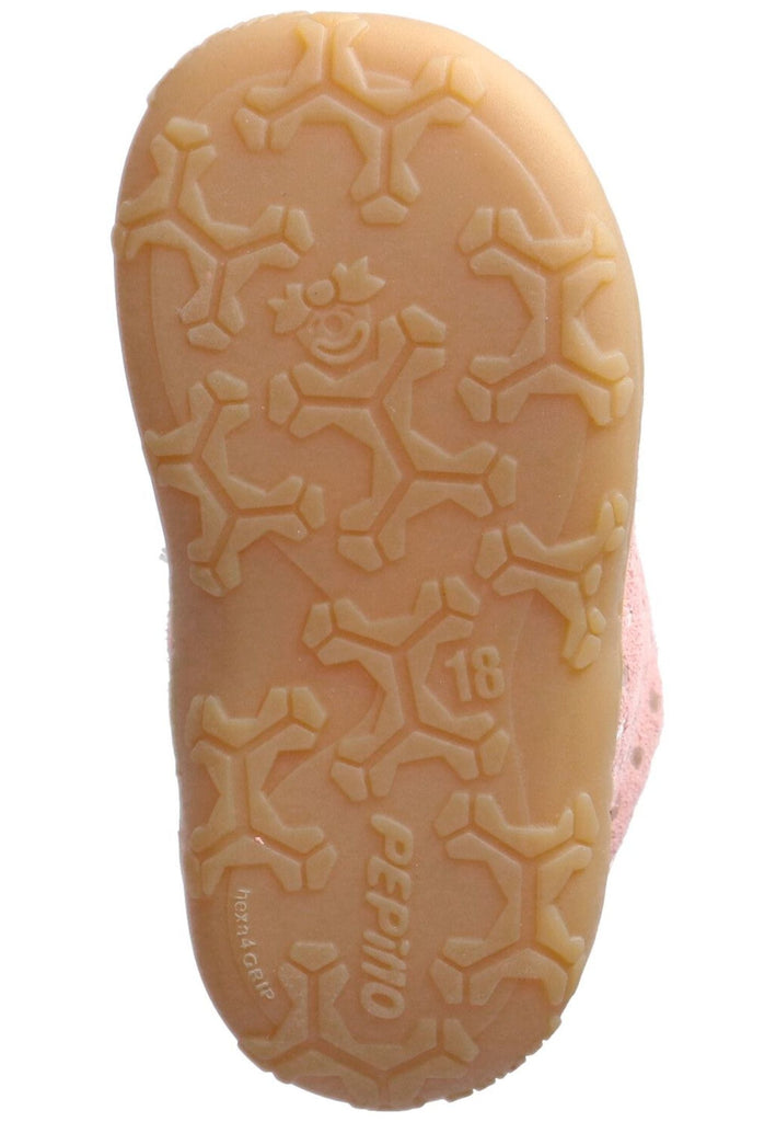 Pepino Halbschuhe Leder Rosa/Silber