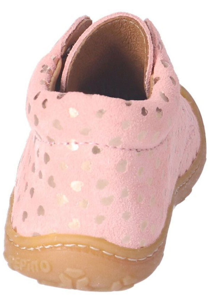 Pepino Halbschuhe Leder Rosa/Silber