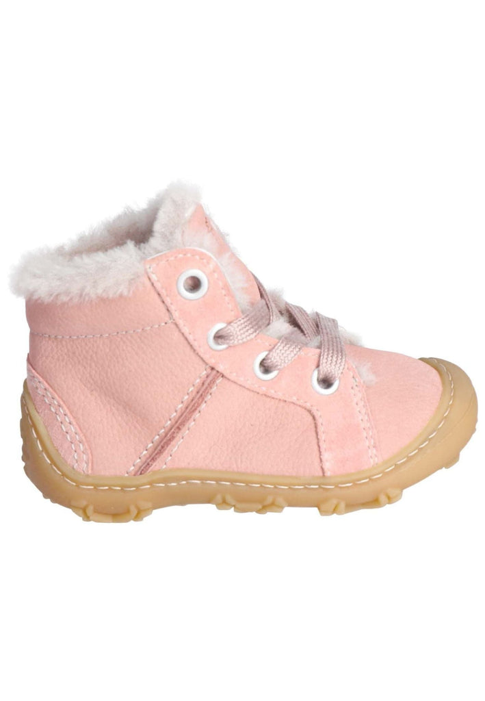 Pepino Halbschuhe Leder Rosa Warmfutter