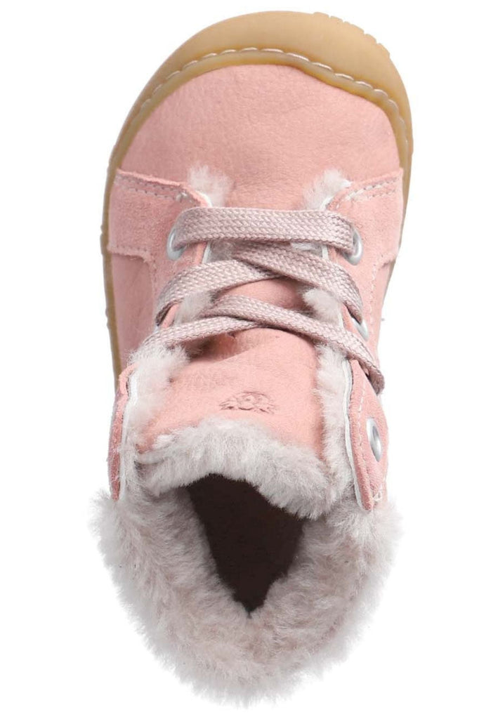 Pepino Halbschuhe Leder Rosa Warmfutter