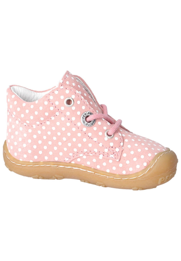Pepino Halbschuhe Leder Rosa/Weiß