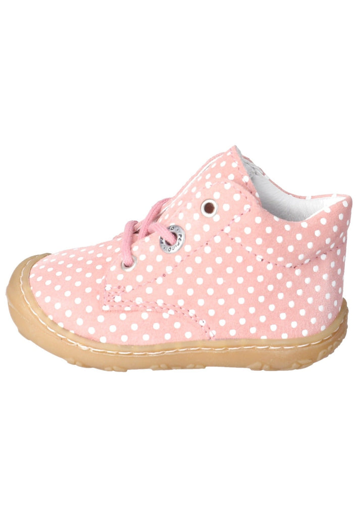Pepino Halbschuhe Leder Rosa/Weiß