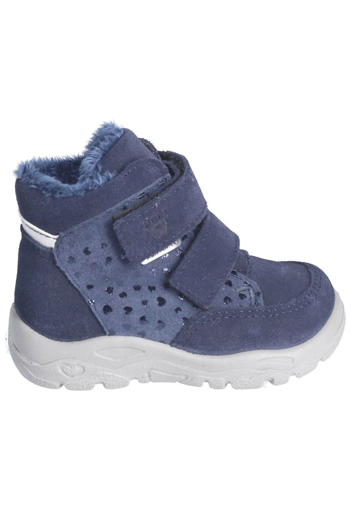 Pepino Halbschuhe Leder/Synthetik Blau Warmfutter