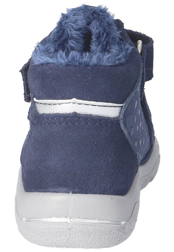 Pepino Halbschuhe Leder/Synthetik Blau Warmfutter