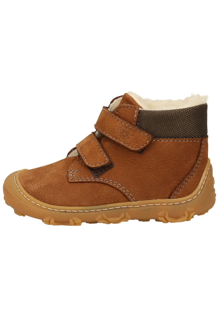 Pepino Halbschuhe Leder/Synthetik Curry Warmfutter