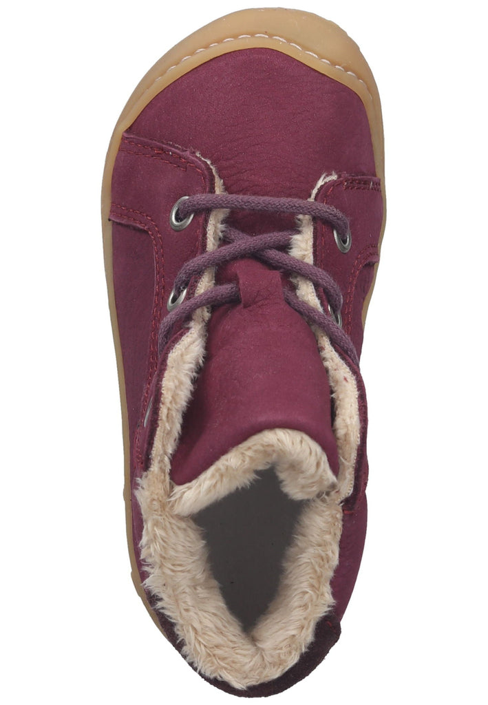 Pepino Halbschuhe Leder/Synthetik Fuchsia Warmfutter