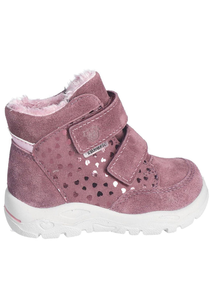 Pepino Halbschuhe Leder/Synthetik Pflaume Warmfutter