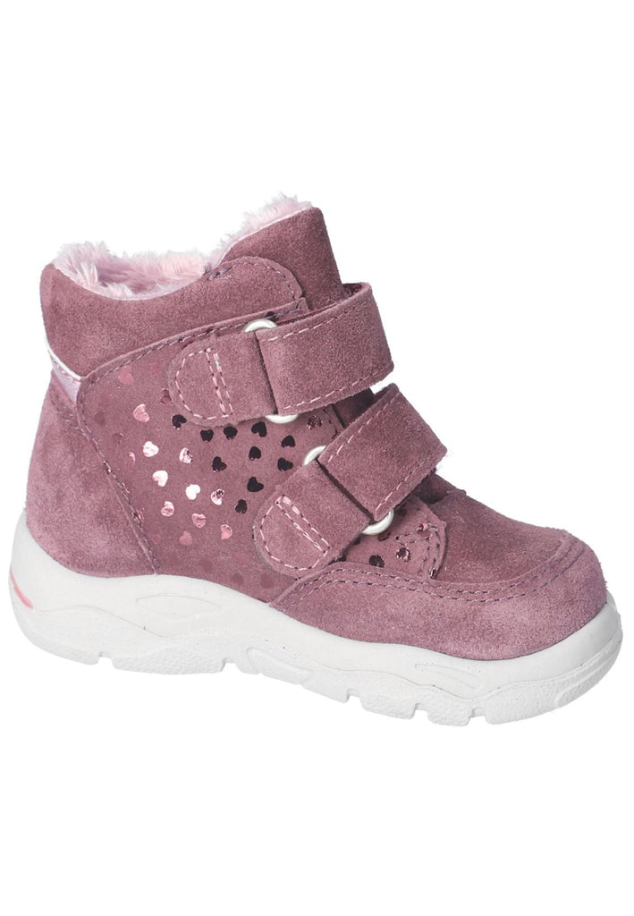 Pepino Halbschuhe Leder/Synthetik Pflaume Warmfutter