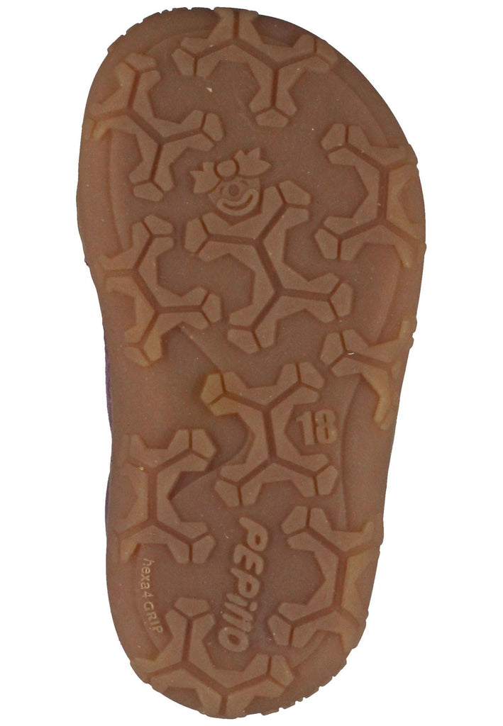 Pepino Halbschuhe Leder/Synthetik Violett Warmfutter