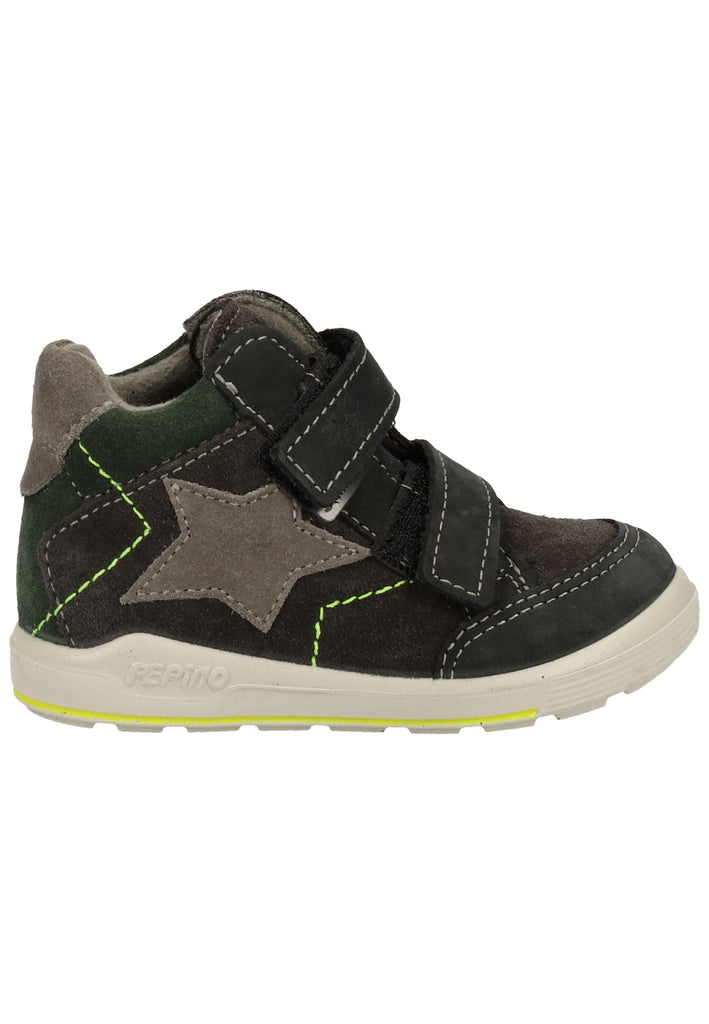 Pepino Halbschuhe Leder/Textil Asphalt