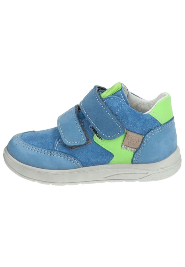 Pepino Halbschuhe Leder/Textil Blau/Lime