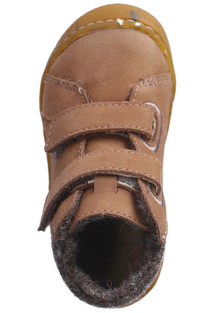 Pepino Halbschuhe Leder/Textil Caramel Warmfutter