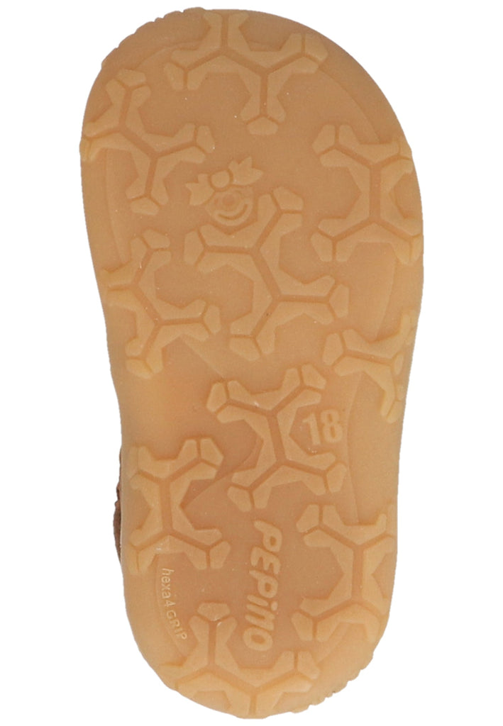 Pepino Halbschuhe Leder/Textil Curry