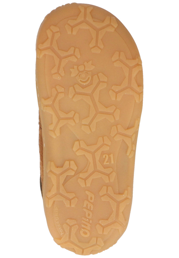 Pepino Halbschuhe Leder/Textil Curry Warmfutter