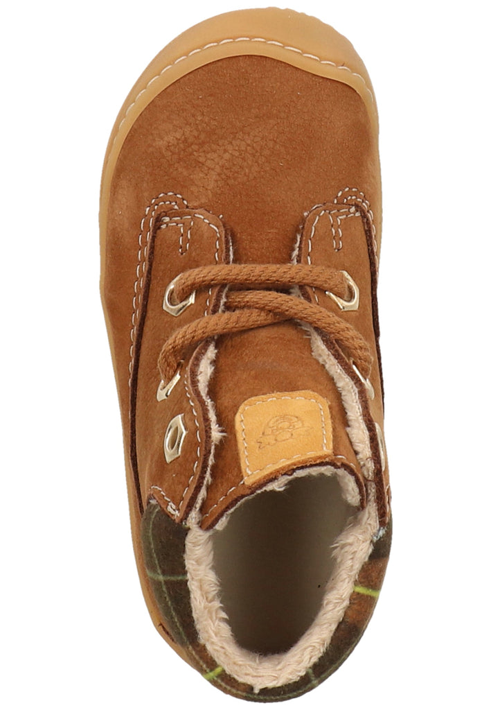 Pepino Halbschuhe Leder/Textil Curry Warmfutter