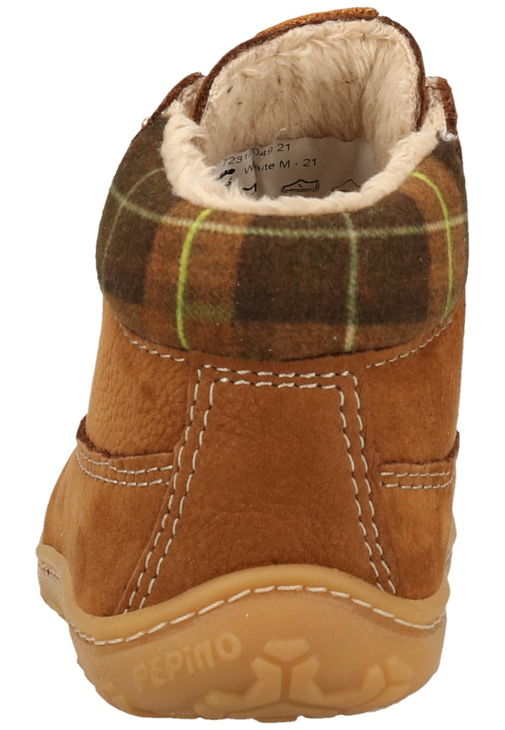 Pepino Halbschuhe Leder/Textil Curry Warmfutter