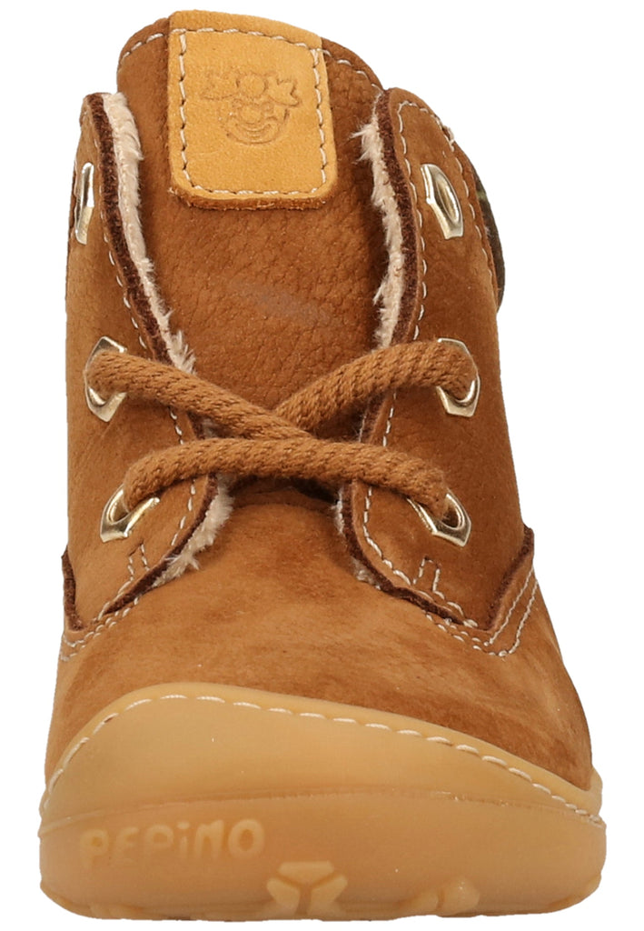 Pepino Halbschuhe Leder/Textil Curry Warmfutter