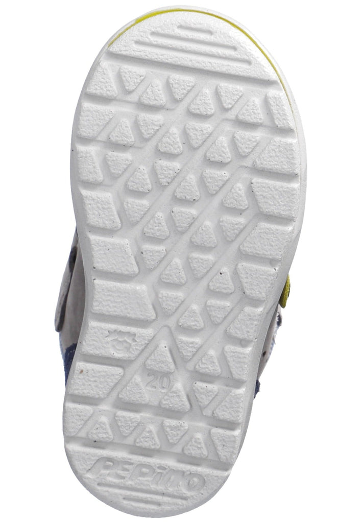 Pepino Halbschuhe Leder/Textil Dunkelblau/Grau