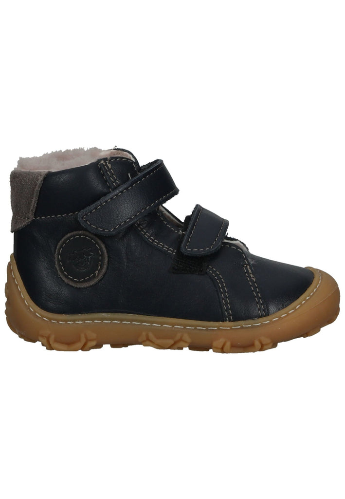 Pepino Halbschuhe Leder/Textil Dunkelblau Warmfutter