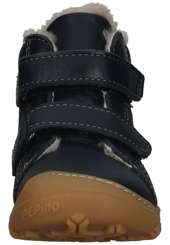 Pepino Halbschuhe Leder/Textil Dunkelblau Warmfutter