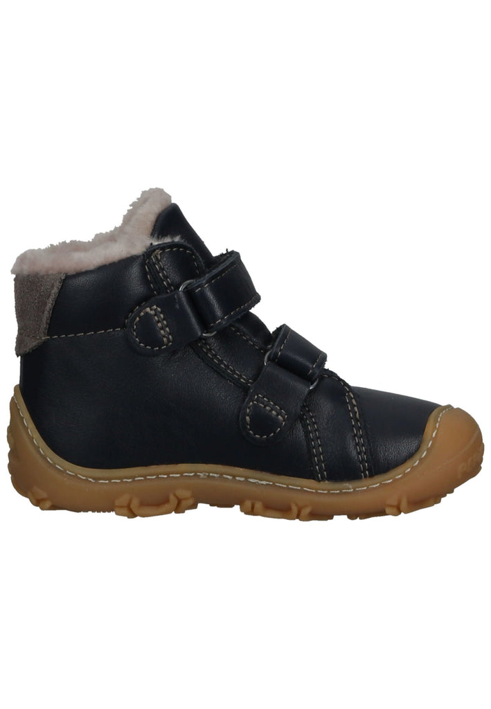 Pepino Halbschuhe Leder/Textil Dunkelblau Warmfutter