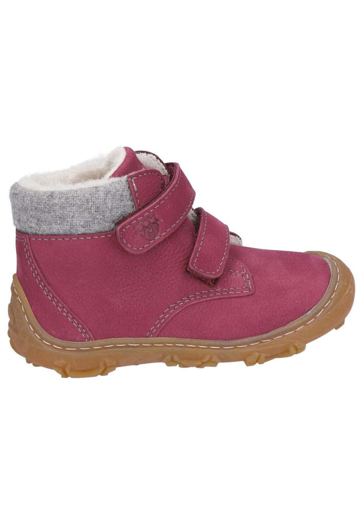 Pepino Halbschuhe Leder/Textil Fuchsia Warmfutter