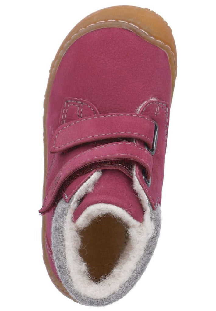 Pepino Halbschuhe Leder/Textil Fuchsia Warmfutter