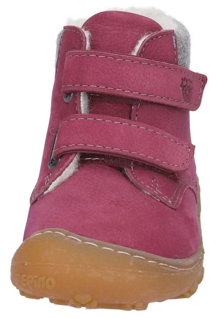 Pepino Halbschuhe Leder/Textil Fuchsia Warmfutter