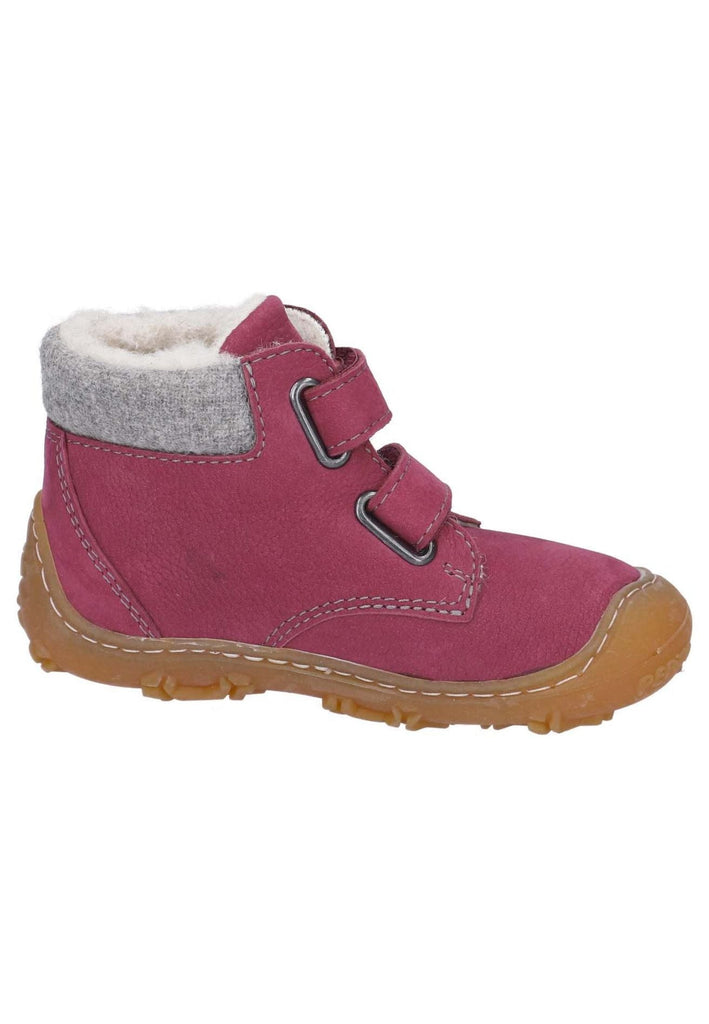 Pepino Halbschuhe Leder/Textil Fuchsia Warmfutter