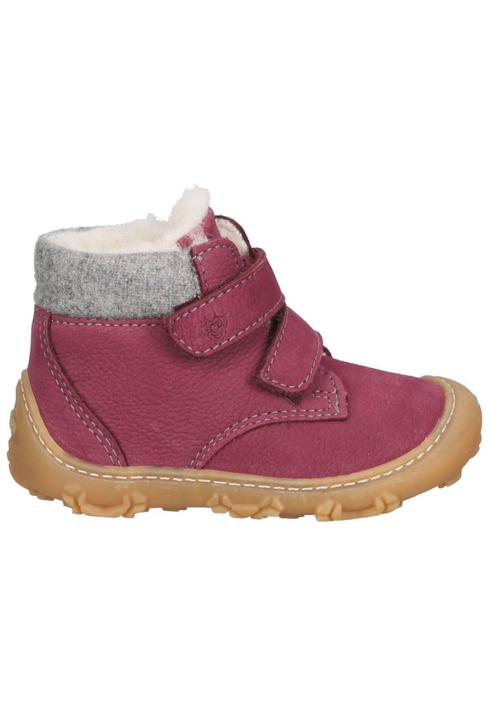 Pepino Halbschuhe Leder/Textil Fuchsia Warmfutter