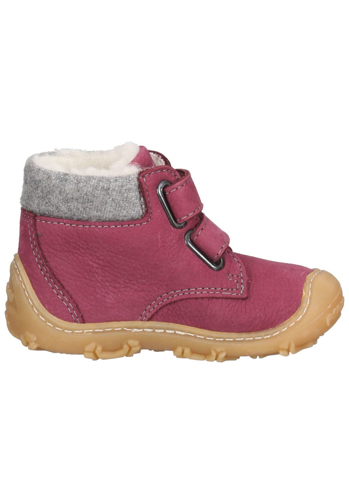 Pepino Halbschuhe Leder/Textil Fuchsia Warmfutter