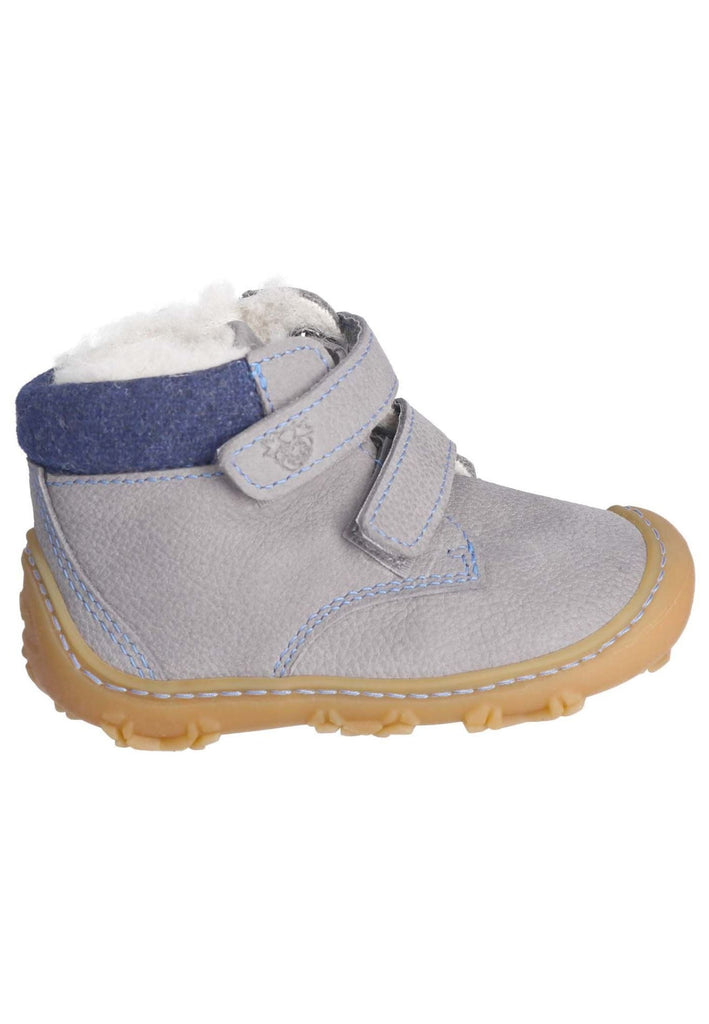 Pepino Halbschuhe Leder/Textil Graphit Warmfutter