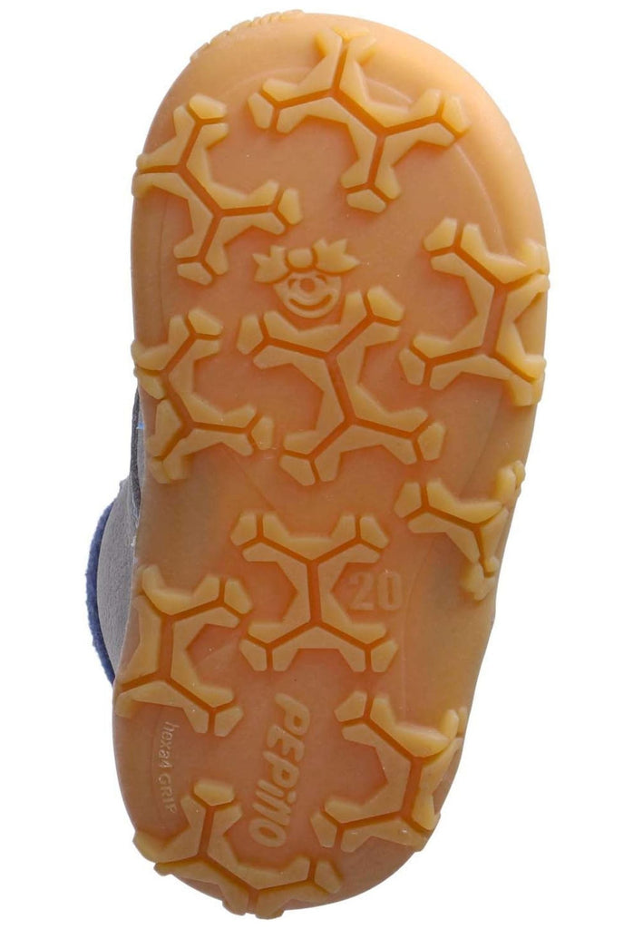 Pepino Halbschuhe Leder/Textil Graphit Warmfutter