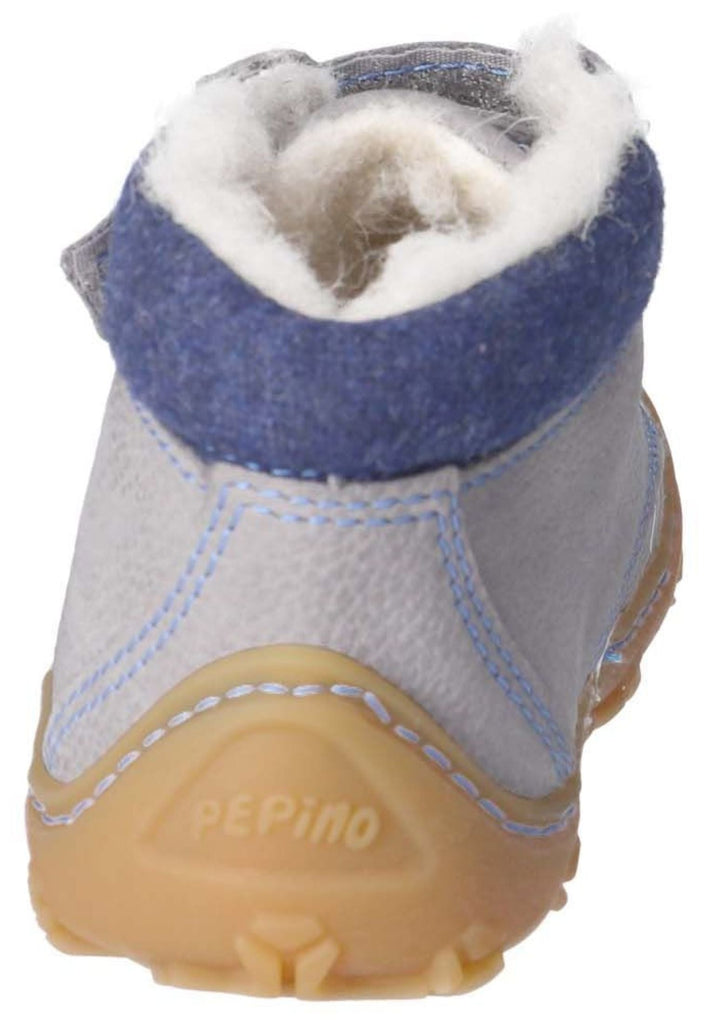 Pepino Halbschuhe Leder/Textil Graphit Warmfutter