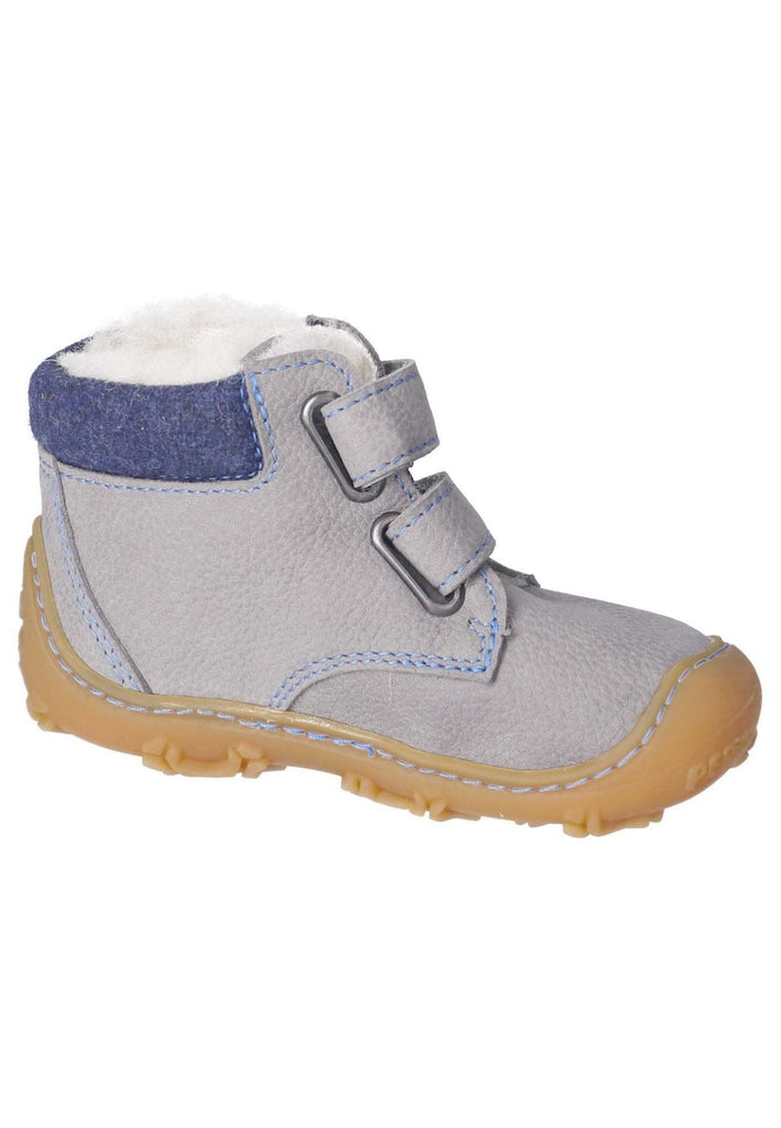 Pepino Halbschuhe Leder/Textil Graphit Warmfutter