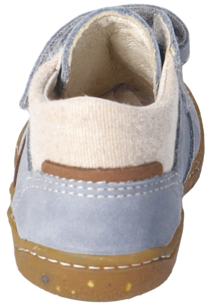 Pepino Halbschuhe Leder/Textil Grau/Blau