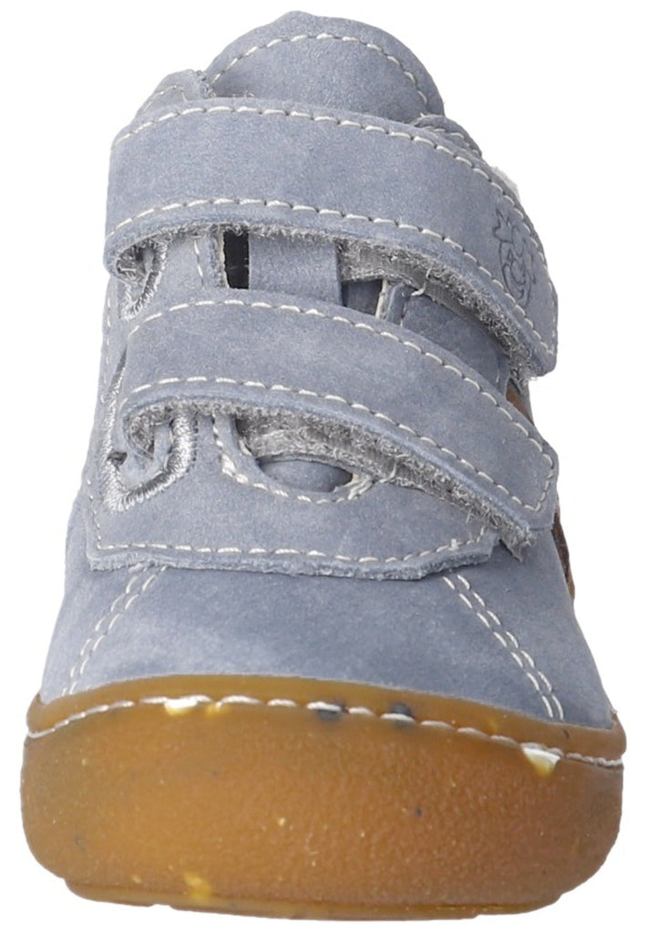 Pepino Halbschuhe Leder/Textil Grau/Blau