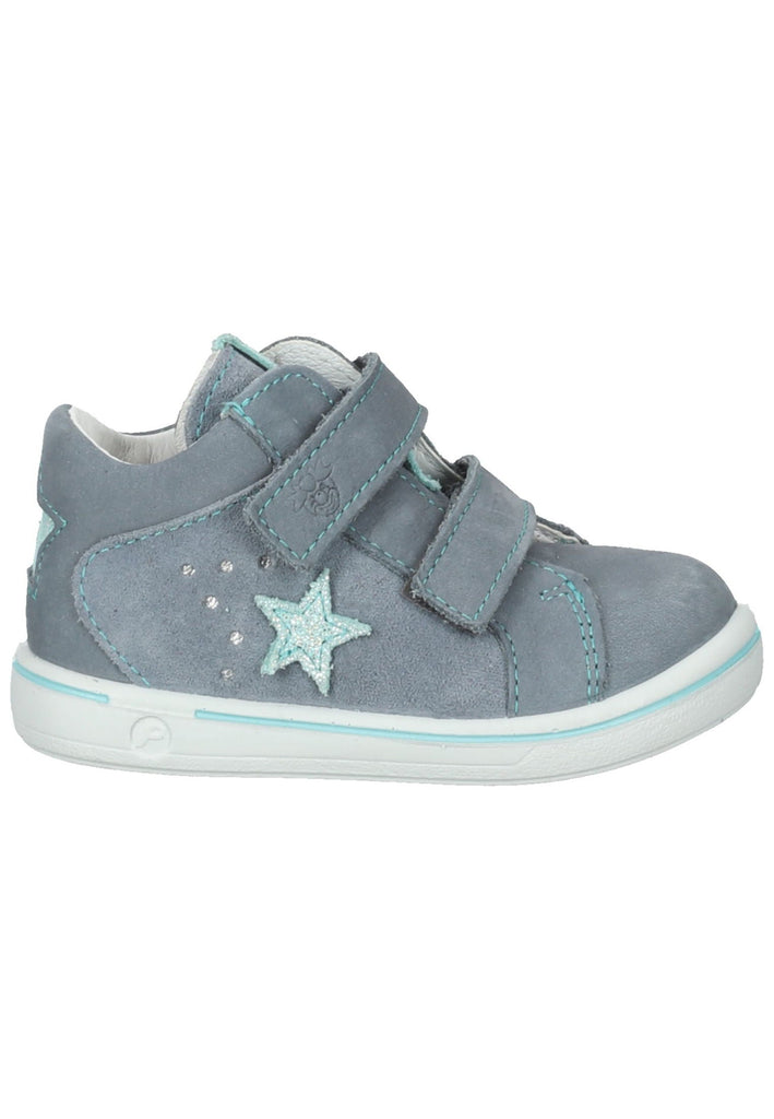 Pepino Halbschuhe Leder/Textil Grau/Blau