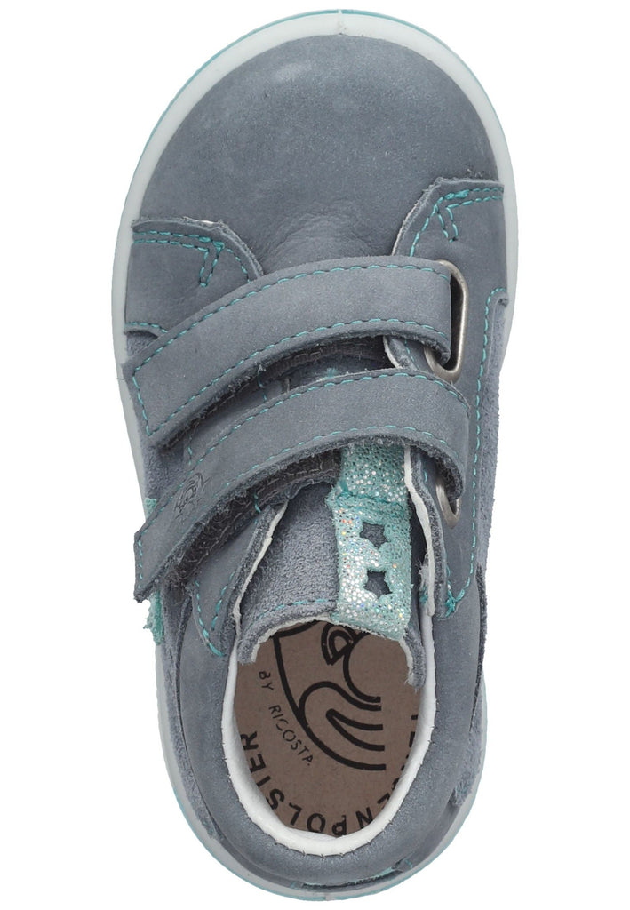 Pepino Halbschuhe Leder/Textil Grau/Blau