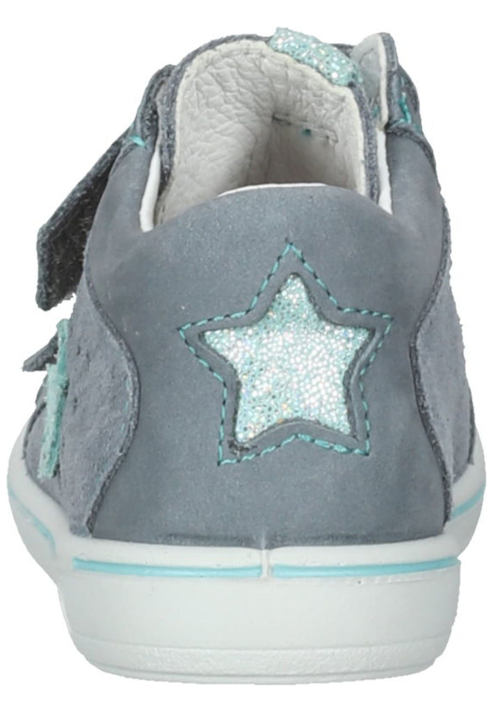 Pepino Halbschuhe Leder/Textil Grau/Blau