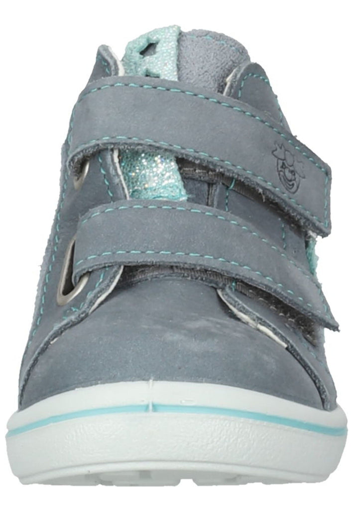 Pepino Halbschuhe Leder/Textil Grau/Blau