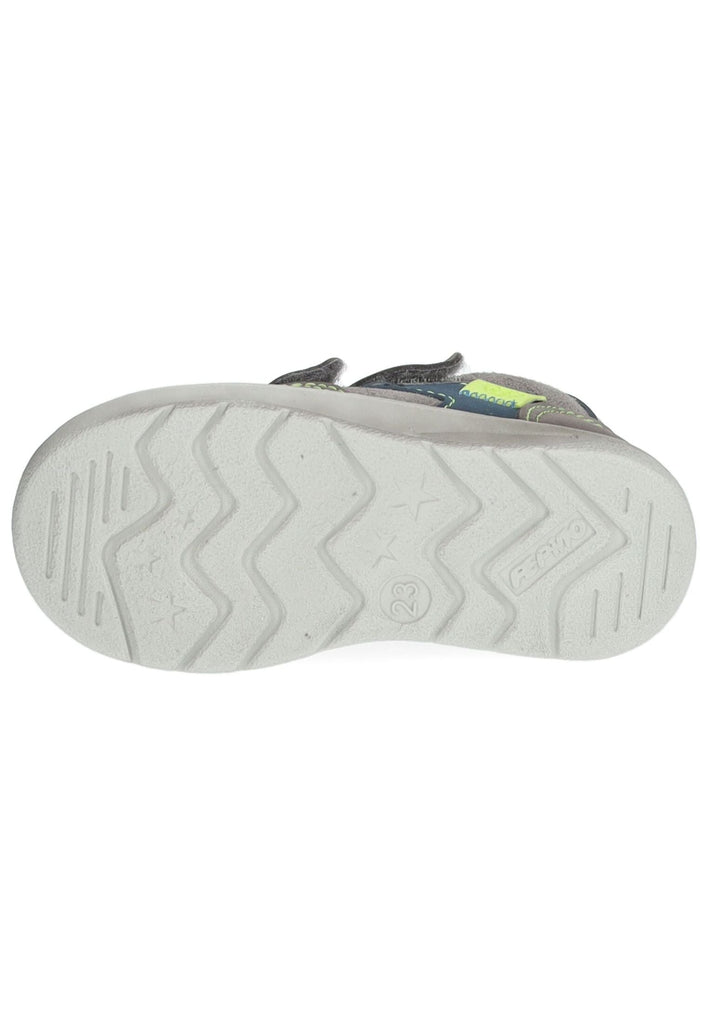 Pepino Halbschuhe Leder/Textil Grau/Blau