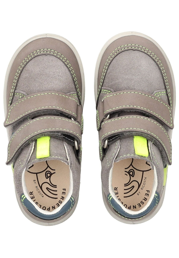 Pepino Halbschuhe Leder/Textil Grau/Blau