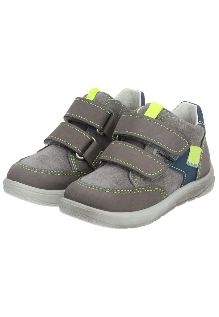 Pepino Halbschuhe Leder/Textil Grau/Blau