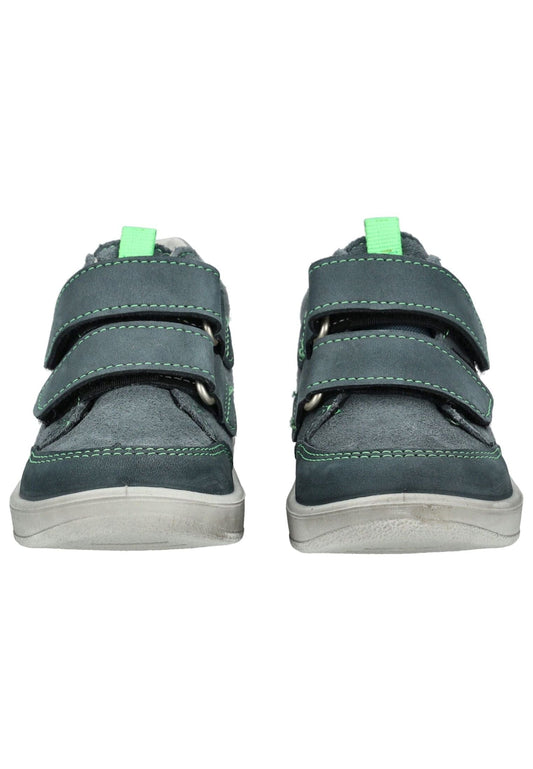 Pepino Halbschuhe Leder/Textil Grau/Grün