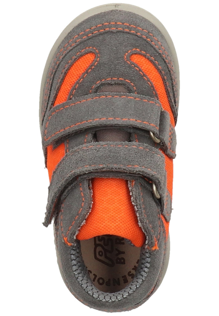 Pepino Halbschuhe Leder/Textil Grau/Orange