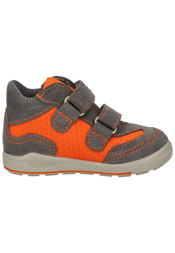 Pepino Halbschuhe Leder/Textil Grau/Orange