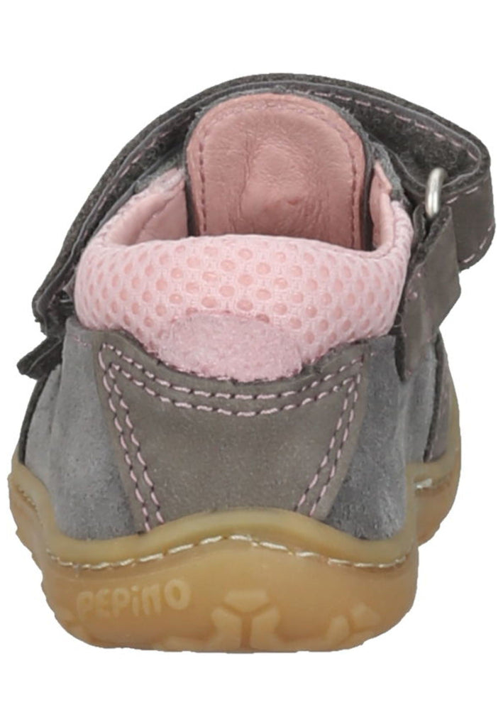 Pepino Halbschuhe Leder/Textil Grau/Rosa
