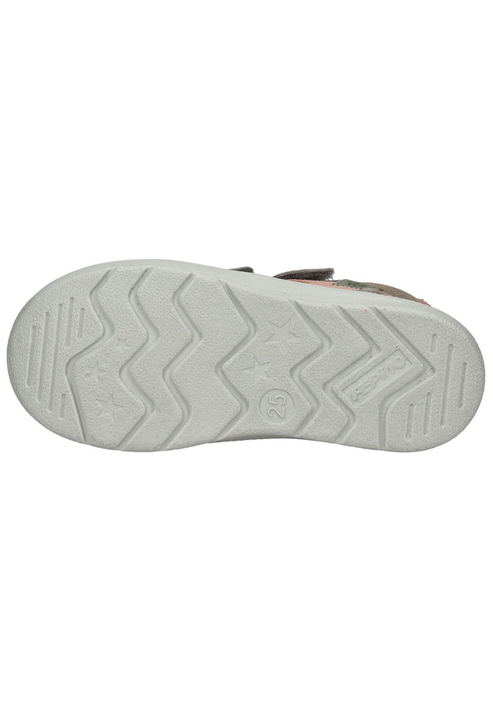 Pepino Halbschuhe Leder/Textil Grau/Rosa